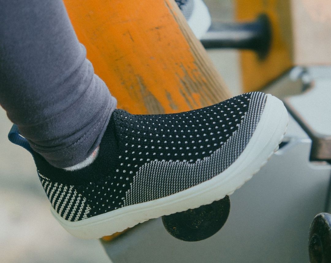 Barefoot zapatillas de niños Be Lenka Perk - Black & White