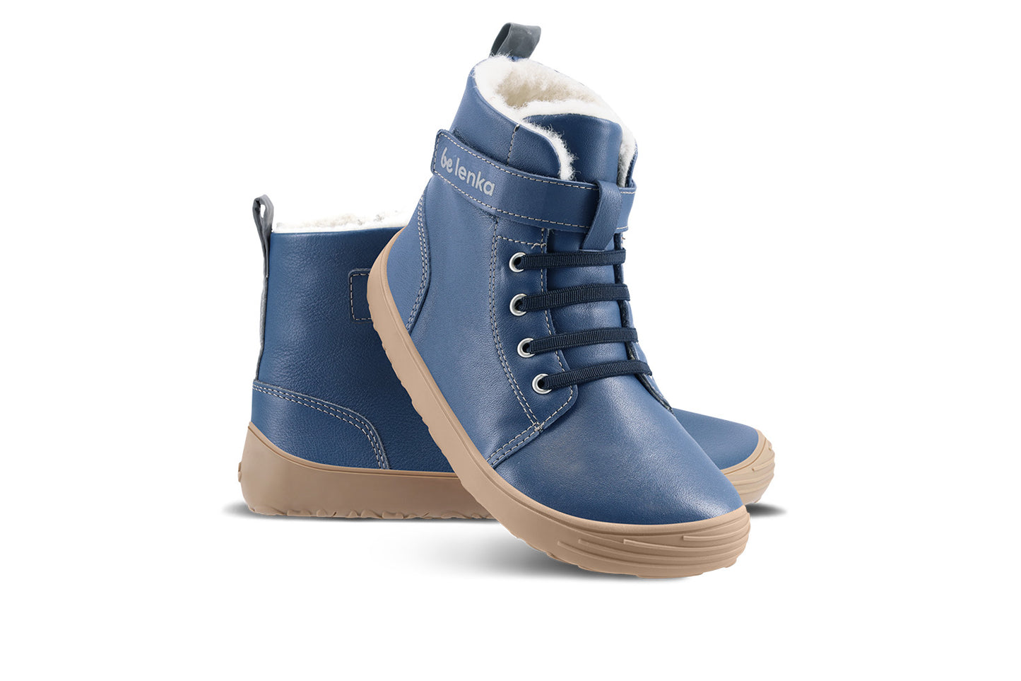Zapatos de invierno para niño barefoot Be Lenka Winter Kids - Ocean Blue