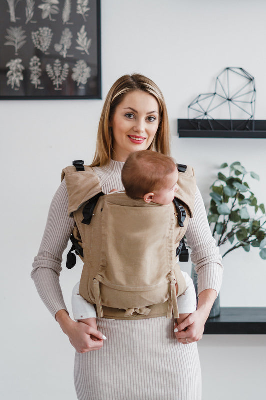 Be Lenka Mini Baby Carrier - One Color - Brown