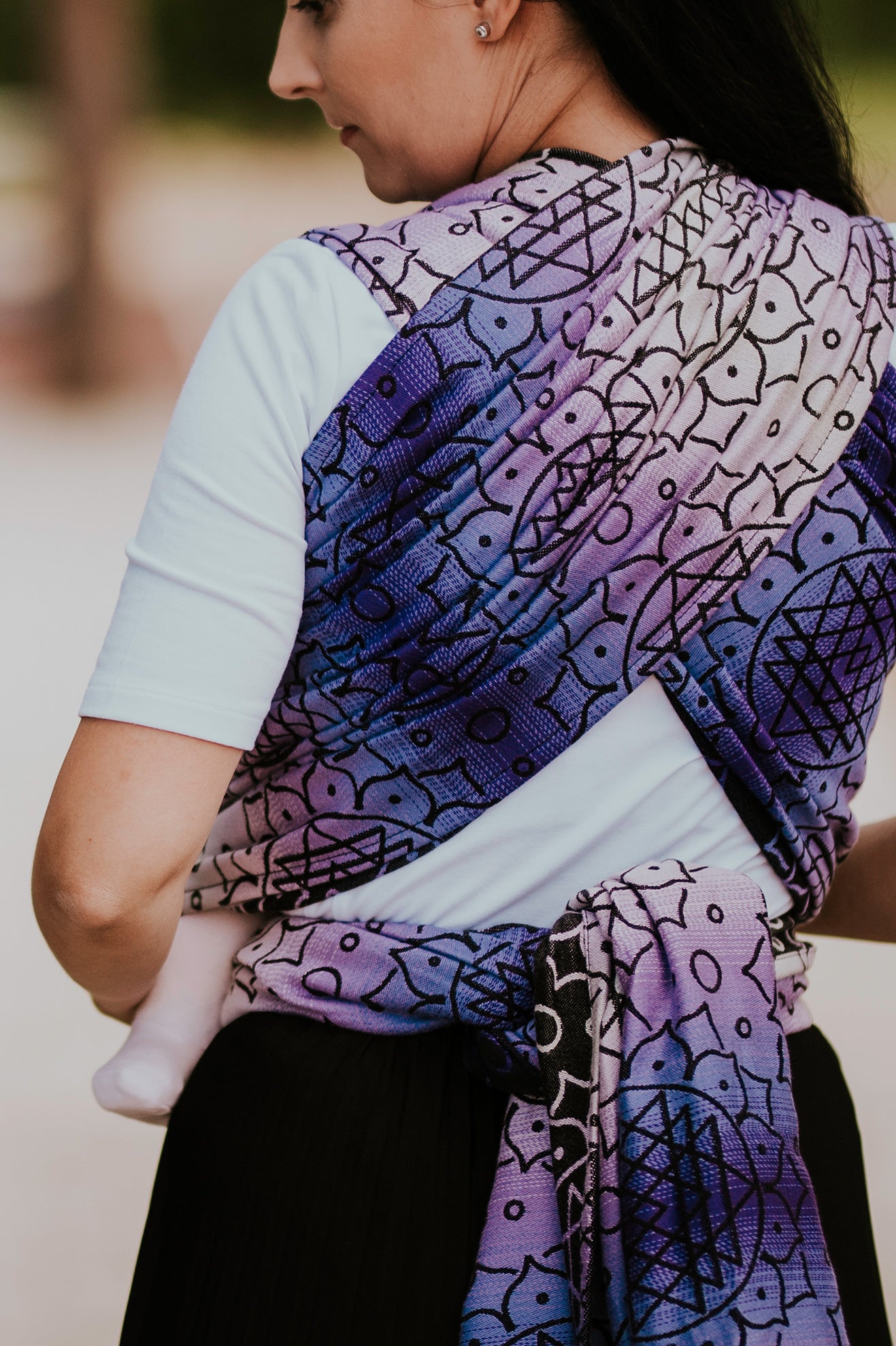 Be Lenka Shri Yantra Scarf - Violet