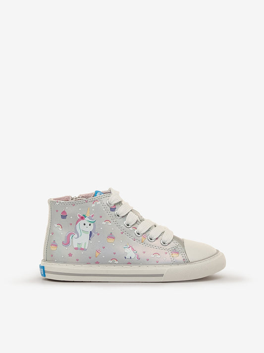 Zapatillas Free Lights Plata Mustang - vista principal