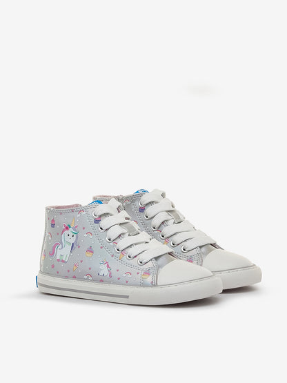 Zapatillas Free Lights Plata Mustang - detalle suela