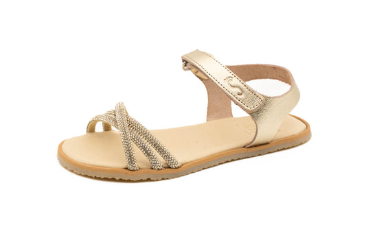 Sandalias barefoot Flexi Nens 5142-PR caprone cava miel: Elegancia Barefoot para Bodas y Eventos