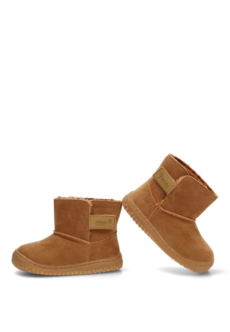 Botín Velcro Barefoot Starwave 10921 Etika niña camel