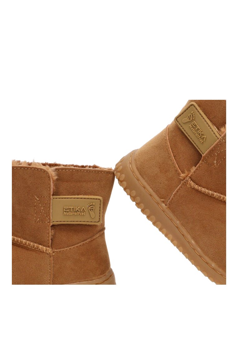 Botín Velcro Barefoot Starwave 10921 Etika niña camel