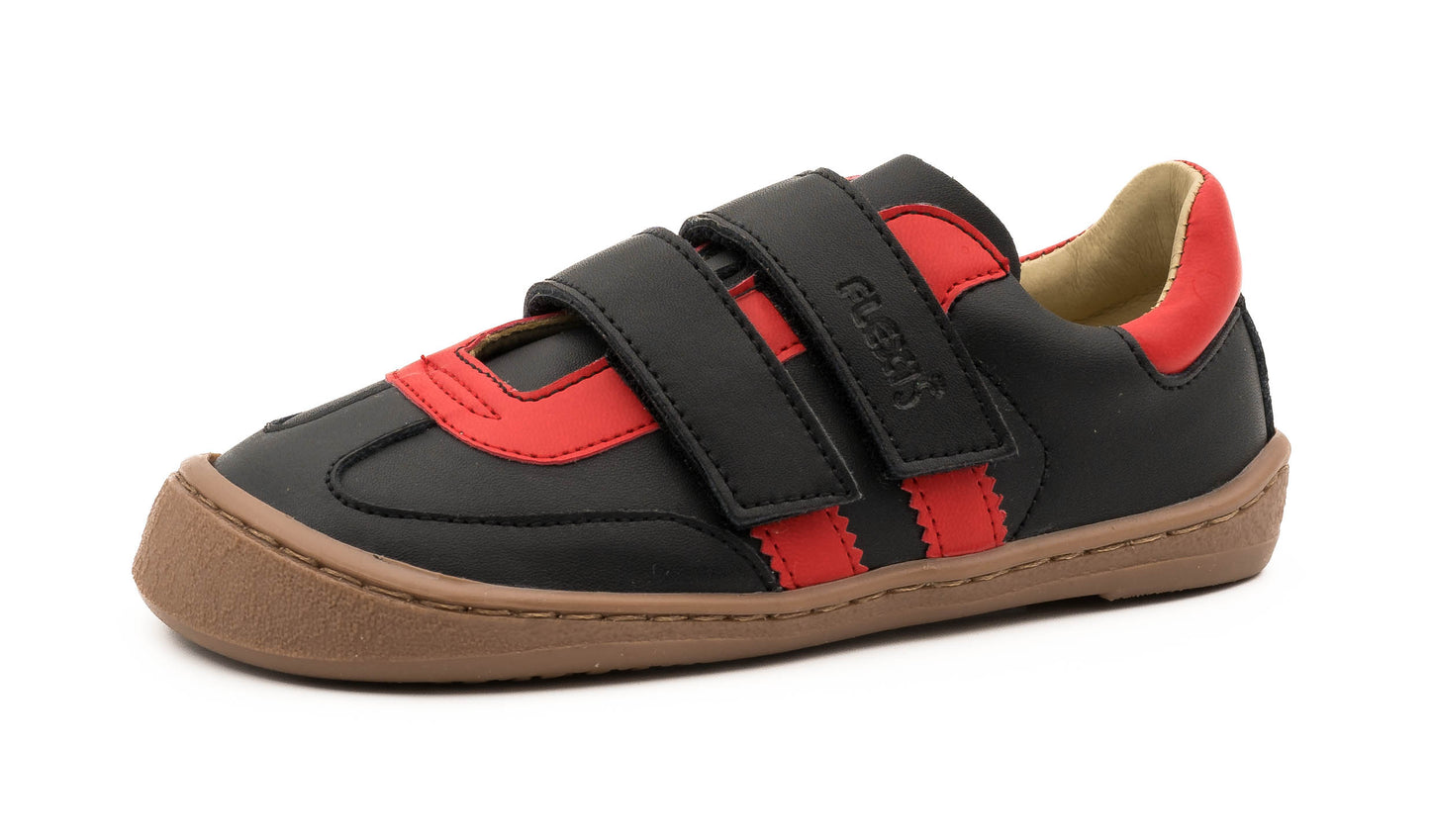 Flexinens deportivas 9023-R_SALVAJE-VIVE_NEGRO-ROJO_P. RESP MIEL_T.
