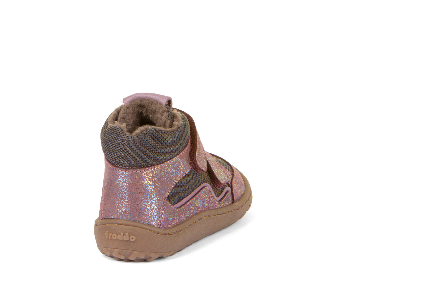 Froddo Children's Ankle Boots - BAREFOOT WINTER WOOL - Pink