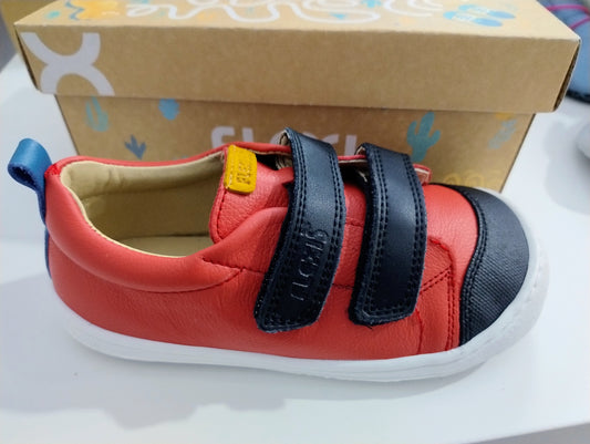 Flexinens Red and Black Skin Friendly Sports Shoes