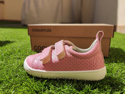 Coqueflex Respectful Pink Microfiber Sneakers