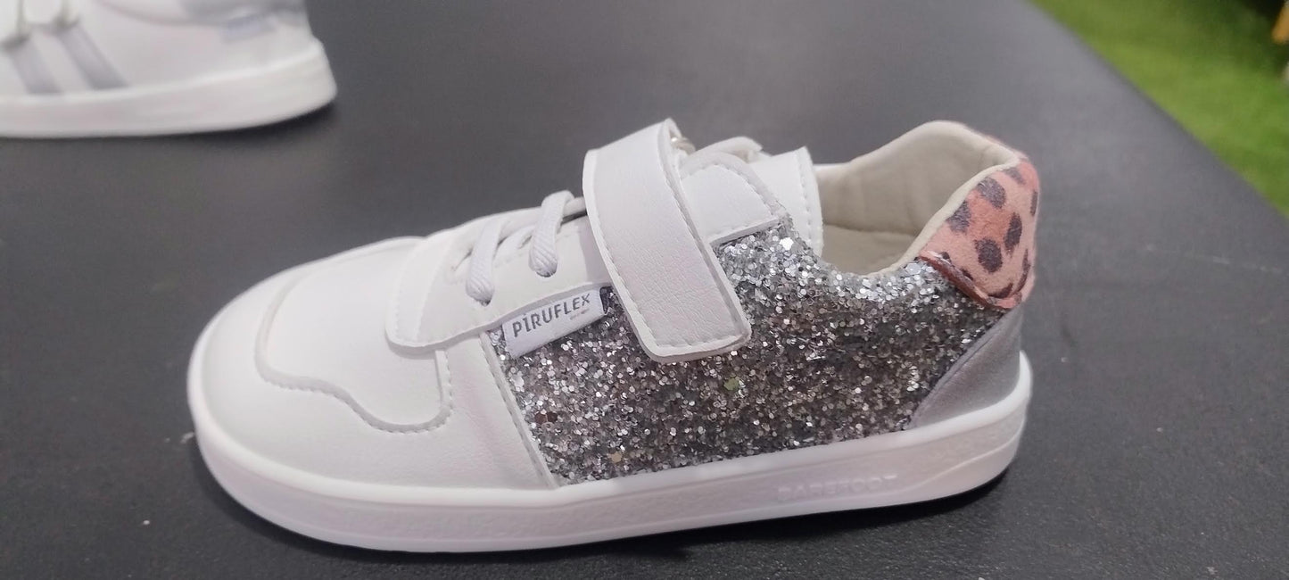 Piruflex Zapatilla Respetuosa Deportivo Infantil Respetuoso PF225 glitter