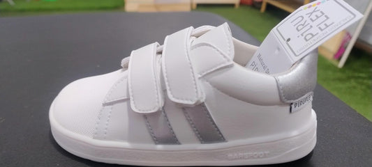 Piruflex Zapatilla Respetuosa Deportivo Infantil Respetuoso Blanco plata
