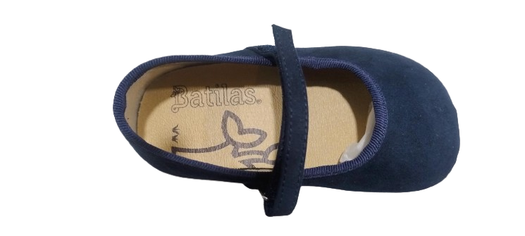 Batilas merceditas respetuosas barefoot azul marino