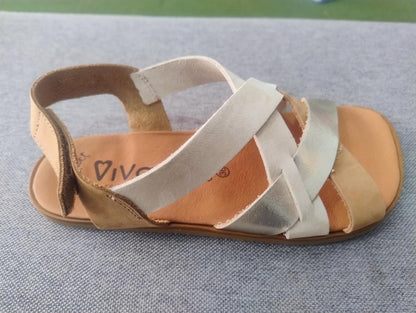 Sandalias Barefoot Vivant BRISA: Elegancia en Nobuck Rosa y Plata