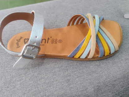 Vivant sandalias barefoot Benur Ser-met azul multi
