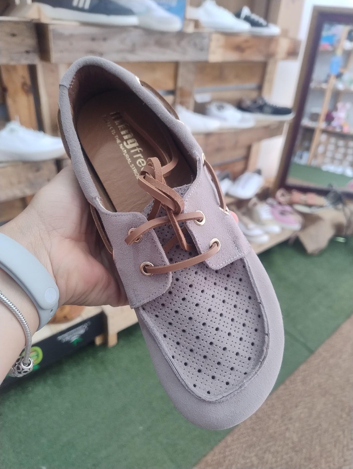 Mustang mocasines barefoot C61055 - / SERRAJE 252 GRIS PERLA