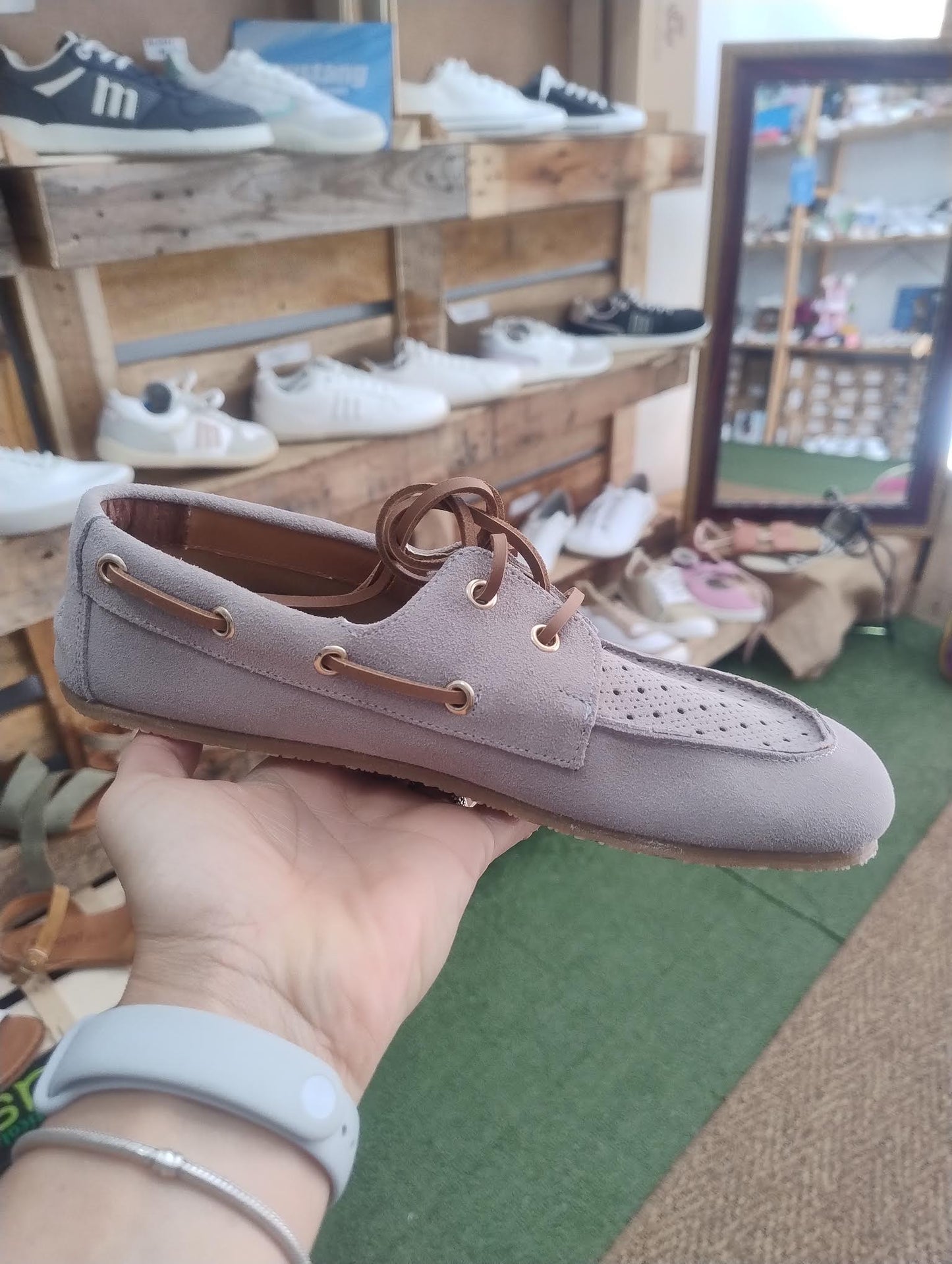 Mustang mocasines barefoot C61055 - / SERRAJE 252 GRIS PERLA