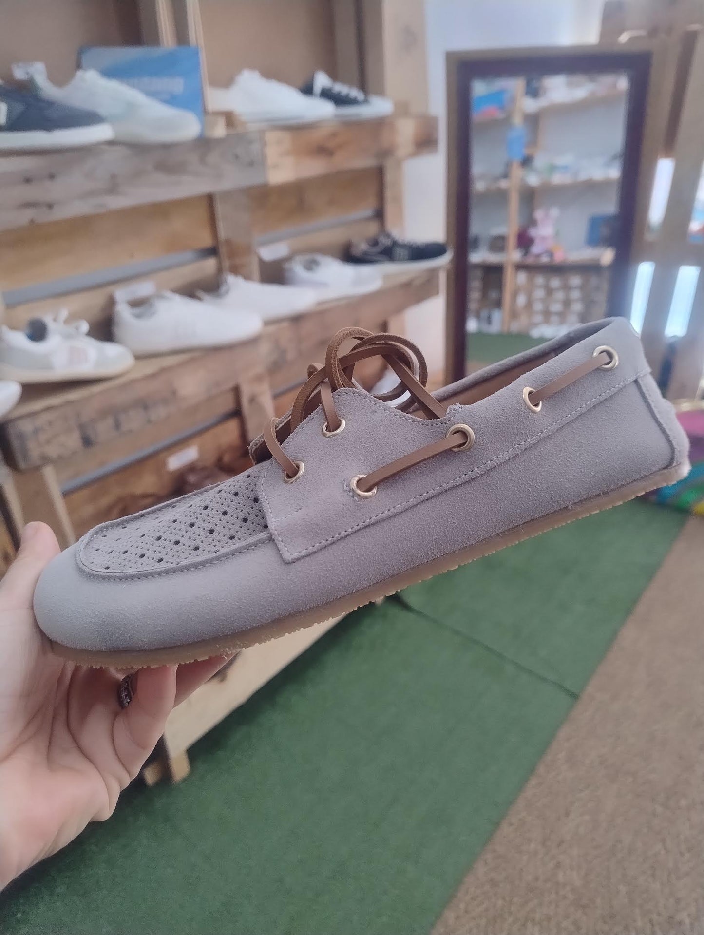Mustang mocasines barefoot C61055 - / SERRAJE 252 GRIS PERLA