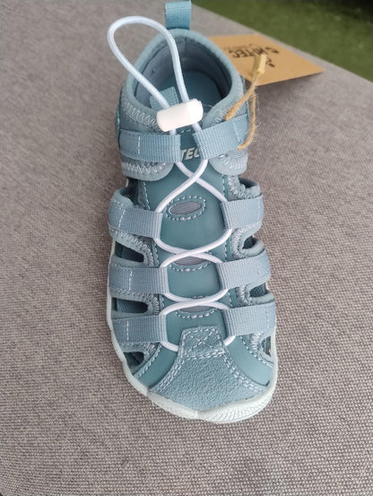 Hi-tec Sandalia Barefoot Junior Terra Azul – Trekking Flexible y Respetuosa