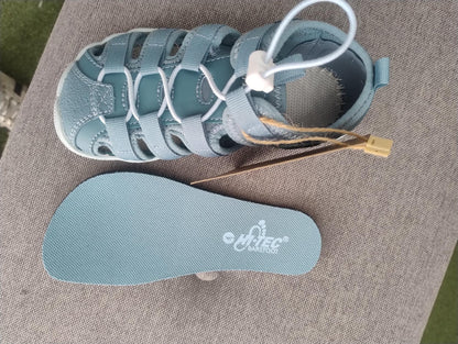 Hi-tec Sandalia Barefoot Junior Terra Azul – Trekking Flexible y Respetuosa