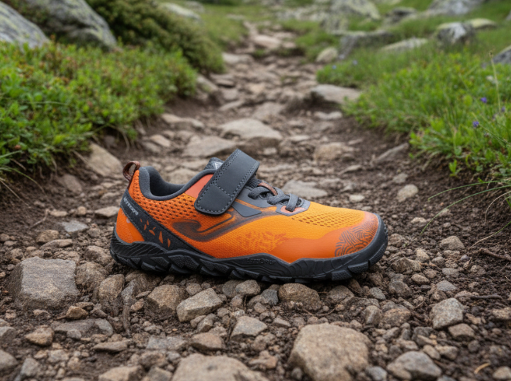 Zapatillas Barefoot Trail Running TUNDRA JUNIOR 2605 naranja negro – Libertad y Agarre para Pequeños Exploradores