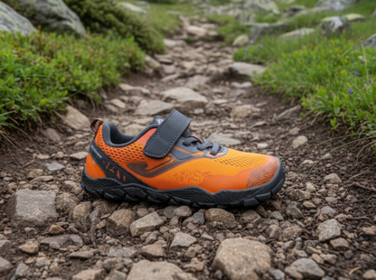 Zapatillas Barefoot Trail Running TUNDRA JUNIOR 2605 naranja negro – Libertad y Agarre para Pequeños Exploradores