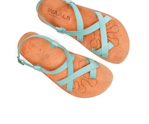 Waals Natur women's sandals Aqua blue 