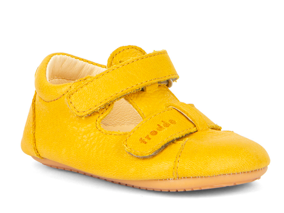 Froddo Prewalkers Yellow - Sandalia barefoot/respetuoso primeros pasos