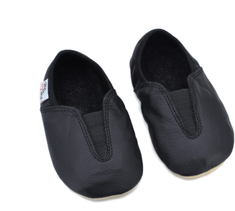 Zapatillas Respetuosas Gimnasia Rítmica, Baile, zapatillas guarderia y casa negro