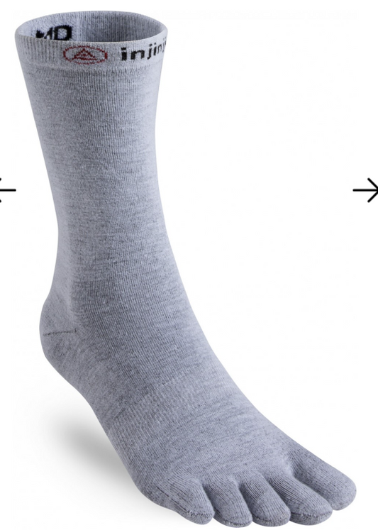 INJINJI Calcetines LINER CREW (Heather Gray)