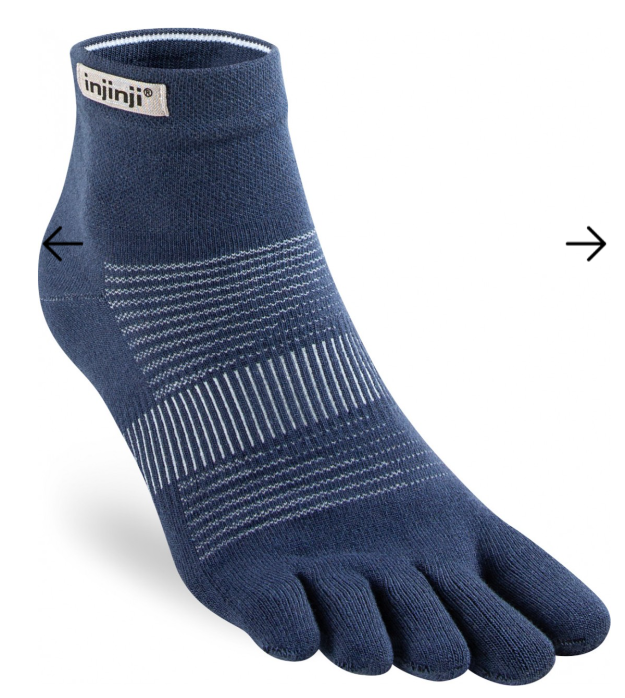 INJINJI Calcetines RUN LIGHTWEIGHT MINI-CREW (Navy)