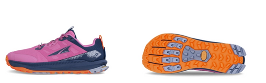 Altra running Lone Peak 9+ mujer purple/orange