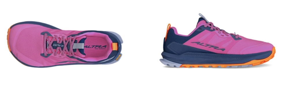 Altra running Lone Peak 9+ mujer purple/orange