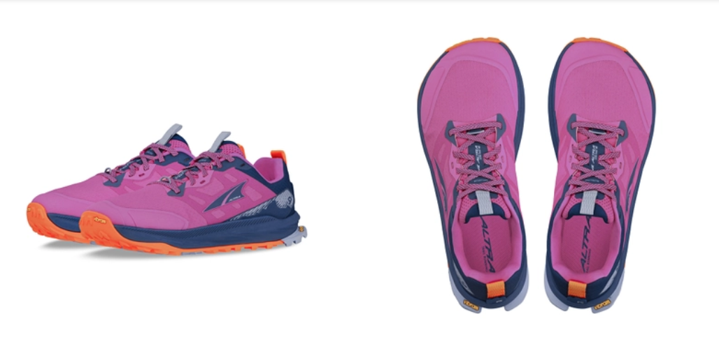 Altra running Lone Peak 9+ mujer purple/orange