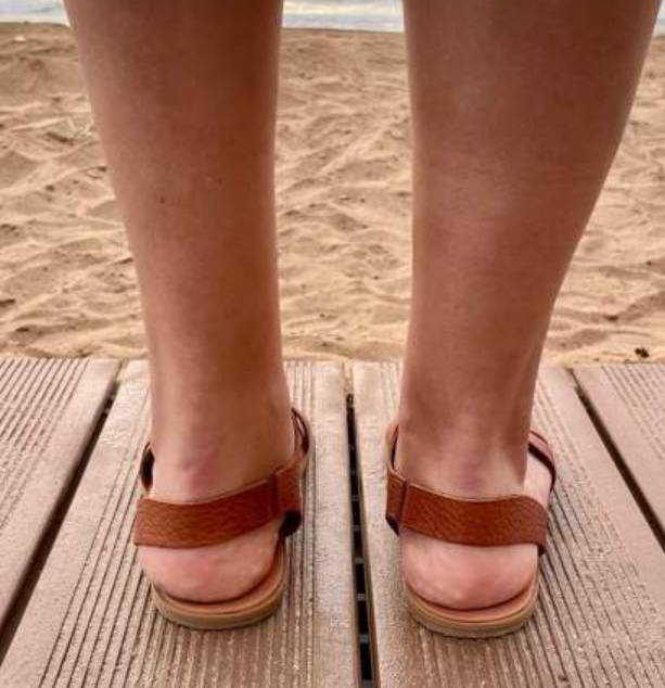 Vivant Sandalias Barefoot Mujer en Piel Rustic Cuero | Modelo Aria 9101