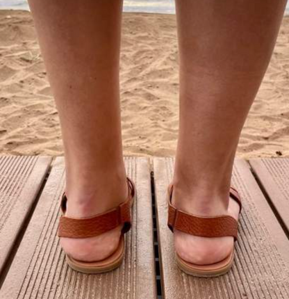 Vivant Sandalias Barefoot Mujer en Piel Rustic Cuero | Modelo Aria 9101