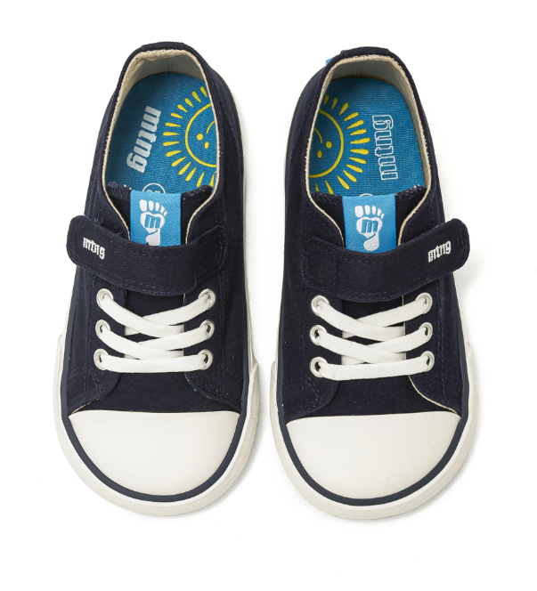 Mustang free baby y niños deportivas lona azul navy