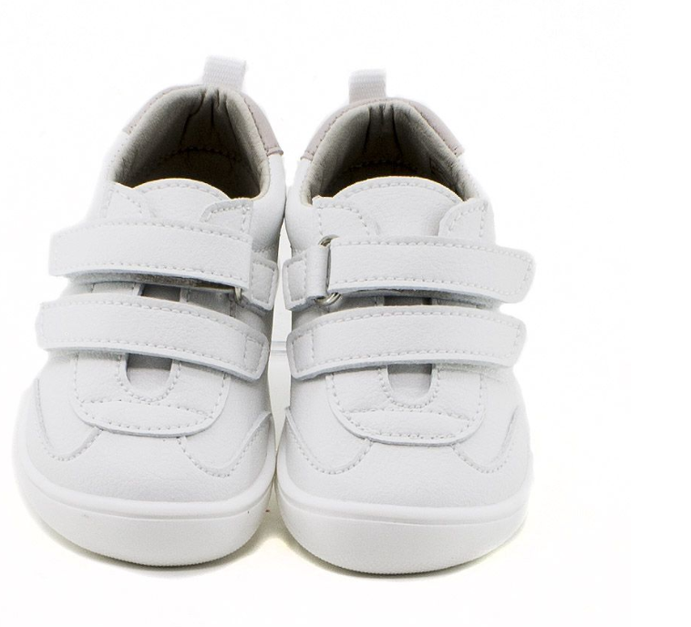 PIRUFLEX deportivo infantil respetuoso vegano blanco piel micro blanco piel micro bloque PF6200-3