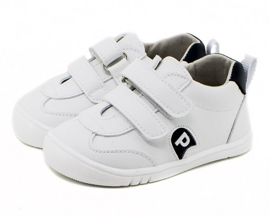 PIRUFLEX deportivo infantil respetuoso vegano blanco combinado marino PIRUFLEX