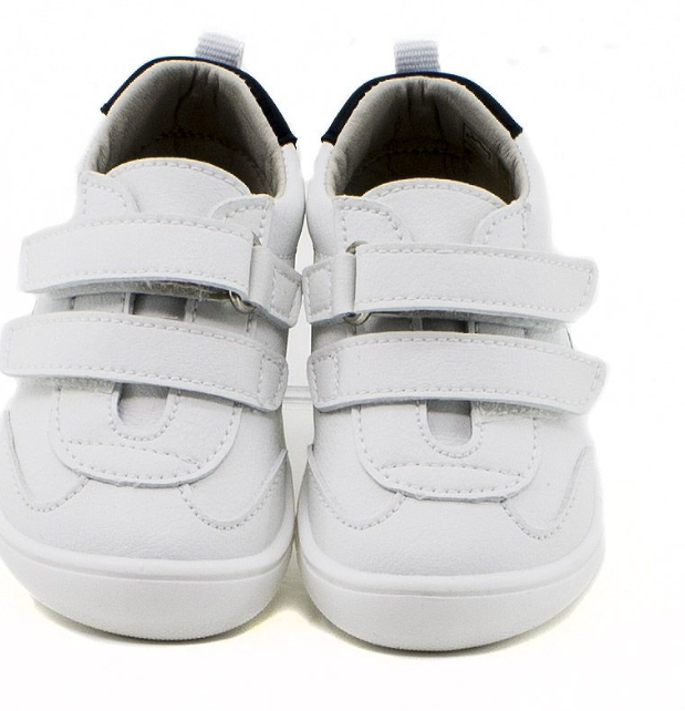 PIRUFLEX deportivo infantil respetuoso vegano blanco combinado marino PIRUFLEX
