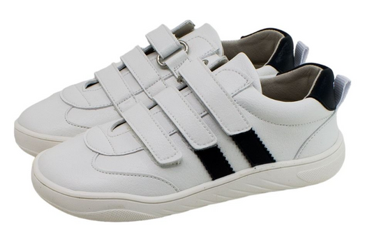 PIRUFLEX deportivo infantil respetuoso vegano blanco/marino DIXAN B
