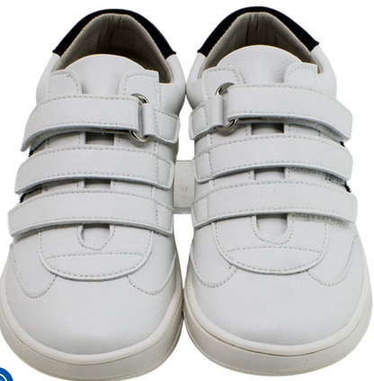 PIRUFLEX deportivo infantil respetuoso vegano blanco/marino DIXAN B