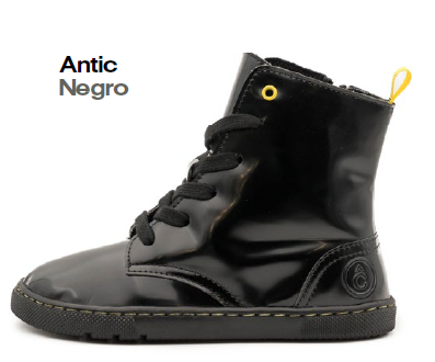 Coqueflex botines barefoot modelo Roler 4388 antic negro