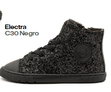 Coqueflex Botines Barefoot Negro Brilli piso Adam modelo Roler 15500