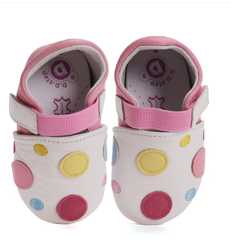 DD Step mocs respetuosos primeros pasos / zapatillas casa / guarderia modelo K1596-51833 rosa y blanco
