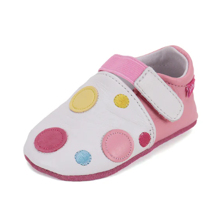 DD Step mocs respetuosos primeros pasos / zapatillas casa / guarderia modelo K1596-51833 rosa y blanco