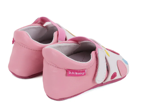 DD Step mocs respetuosos primeros pasos / zapatillas casa / guarderia modelo K1596-51833 rosa y blanco