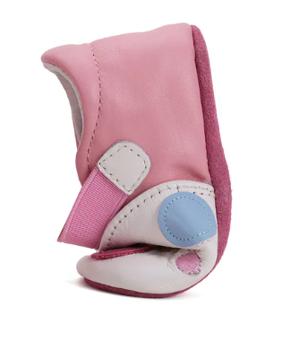 DD Step mocs respetuosos primeros pasos / zapatillas casa / guarderia modelo K1596-51833 rosa y blanco