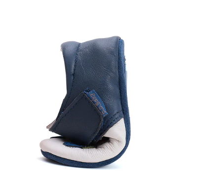 DD Step mocs respetuosos primeros pasos / zapatillas casa / guarderia modelo K1596-51916 blanco y azul
