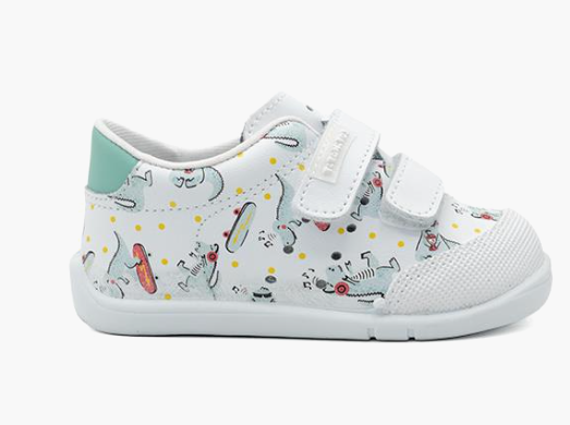 Titanitos zapatos deportivo L500 Dino blanco