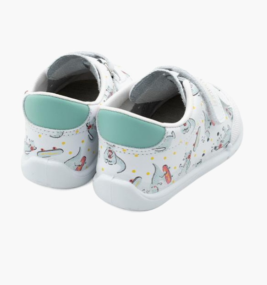 Titanitos zapatos deportivo L500 Dino blanco